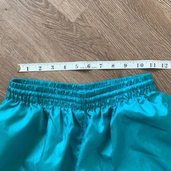 80s Turqoise Tracksuit Windpant Joggers - Picture 7 of 8